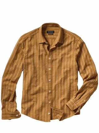 Mey & Edlich Herren Golden-Hour-Shirt Gelb 100 % Baumwolle