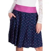 Spieth & Wensky Trachtenrock Trachtenrock - ALEXANDRA - hellblau/navy, marine/pink