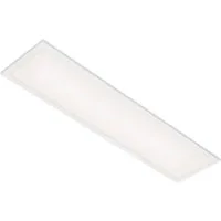 Briloner Leuchten LED Panel 7067016 Simple, LED fest integriert, Neutralweiß, Deckenlampe, 100x25x6cm, Weiß, 22W, Wohnzimmer, Schlafzimmer, Küche