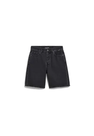 Armedangels - THAALINA MID WAIST DENIM SHORT ebony black - Gr. - 28