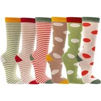 TippTexx 24 Kniestrümpfe 6 Paar Kinder Kniestrümpfe, weiche Baumwolle, für Mädchen & Jungen (6 Paar) handgekettelte, weiche Naht