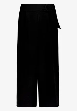 zero - Stoffhose mit Schnalle schwarz - Gr. - 36