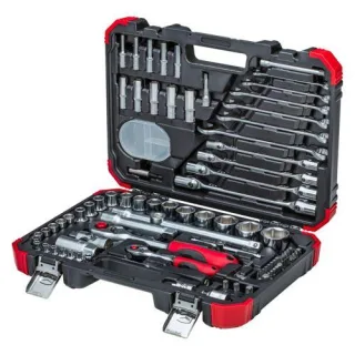 GEDORE red Steckschlüssel-Satz 1/4 + 1/2 92-teilig
