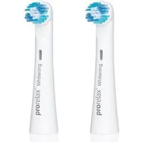 prorelax Aufsteckbürsten Bürstenköpfe / Ersatzzahnbürsten, Whitening Brush, 2 Stück, 2er Pack, Aufsteckbürsten, Zahnbürsten