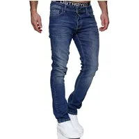 MERISH Slim-fit-Jeans MERISH Jeans Herren Slim Fit Jeanshose Stretch Denim Hose Designer