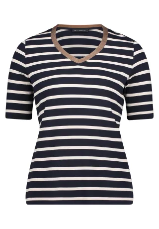 Betty Barclay - Ringelshirt Dark Blue/Nature - Gr. - 42