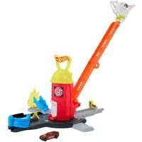 Hot Wheels Autorennbahn Hot Wheels City Super Feuerwehrwache