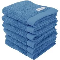 TOM TAILOR HOME Gästehandtuch COLOR BATH, Frottier (6-St), 100% Baumwolle, 30x50 cm, uni, große Farbauswahl