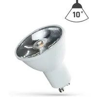 Spectrum LED-Leuchtmittel LED GU10 6W = 60W 10° Reflektor 350lm Abstrahlwinkel 230V Warmw 3000K, GU10, Warmweiß