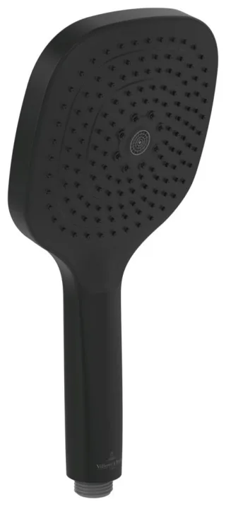 Villeroy & Boch Handbrause Infinity Showers 130x64x265mm Eckig Matt Black TVS110001000K5