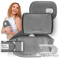 Pauina Wärmflasche die smarte Wärmflasche, 5-teiliges Set, bis zu 10 Std. Wärme, (Leistung 380 Watt, 220-240 V~, 50/60 Hz), Auslaufsicher