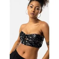 No Matter What Bandeau-BH Pailletten-Design