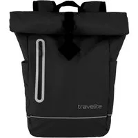 travelite Freizeitrucksack BASICS Roll-Up Rucksack aus Plane, mit variablem Roll-Up-Verschluss
