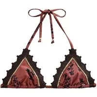 Next Triangel-Bikini-Top Triangel-Bikinioberteil in Häkeloptik mit Perlen (1-St)