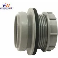 Airfit GmbH & Co. KG Ablaufrohr Anschraub-Muffe DN 50 für Reinigungsdeckel - KS-grau, 50000AM