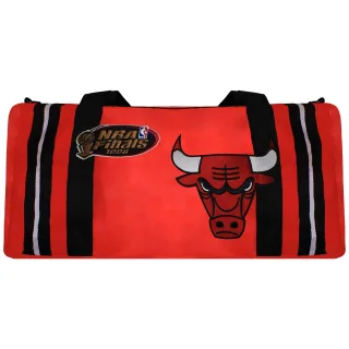 Mitchell & Ness NBA Chicago Bulls Satin Rote Reisetasche