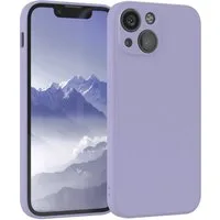 EAZY CASE Handyhülle für Apple iPhone 13 Mini Hülle Silikon 5,4 Zoll, Silikonhülle stoßfest Smart Slimcover Case Dünn Blau Lila