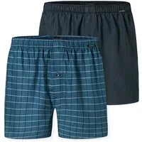 Schiesser Weiter Boxer Boxershorts Multipacks (2er Pack) mit Eingriff, Gummizug