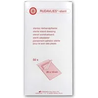 NOBAMED Paul Danz AG Erste-Hilfe-Set NOBAMED RUDAVLIES steril Inselpflaster 20 x 10 cm, (1 St), atmungsaktiv, steril, steriles Inselpflaster, hypoallergen