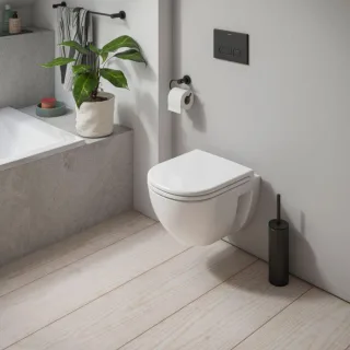 Duravit D-Code Wand WC 2515090000 Abgang waagerecht, Weiß Hochglanz, 370x480 mm