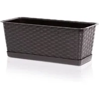Annastore Balkonkasten Blumenkasten aus wetterfestem Kunststoff - Blumenkästen - Balkonkästen