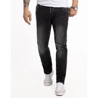 Rock Creek Regular-fit-Jeans Herren Jeans Stonewashed Dunkelgrau RC-2273