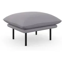 OTTO home Polsterhocker Stine, Besonderes Design durch Kissenoptik und Keder