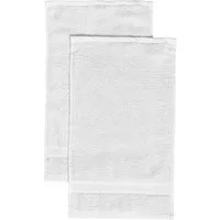 REDBEST Gästehandtuch Gästetuch "Chicago" 2er-Pack, Frottier, Walk-Frottier Uni