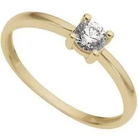 Firetti Goldring Schmuck Geschenk Gold 333 Vorsteckring, Verlobungsring, mit Zirkonia (synth)