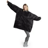 Blumtal Hoodie Ärmeldecke Unisex - flauschig mit Ärmeln - OEKO-TEX zertifiziert mit Ärmeln und Fußtasche