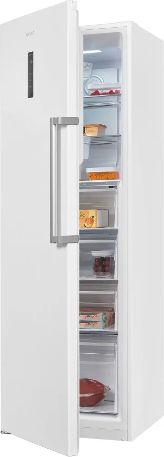 exquisit Gefrierschrank "GS295-NF-H-040D" 185 cm hoch 60 cm breit 4*-Gefrierschrank NoFrost mit LED-Anzeige&Ice-Maker für schnelles Eis