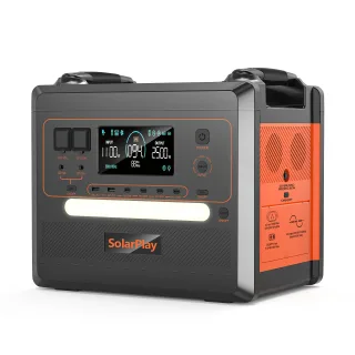 [EU Direct] SolarPlay Q2402M 2500W Portable Power Station 2304Wh LifePo4 Solar Generator 1.5H Fast Charging 12 Outputs E