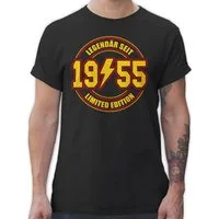 Shirtracer T-Shirt Legendär seit 1955 Limited Edition 70. Geburtstag