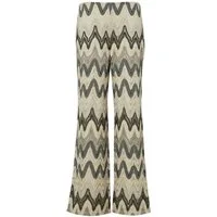 s.Oliver BLACK LABEL 5-Pocket-Hose Wide-Leg Hose mit Alloverprint - Regular Fit