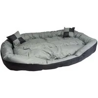 Hossi's Wholesale Tierbett Tierbett Hundekissen Hundebett XL 150x120x25cm weich Wendekissen