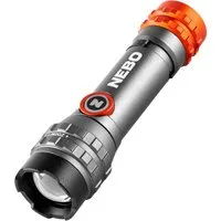 NEBO LED Taschenlampe Nebo DAVINCI™ 450L FLEX (Taschenlampe inkl. Ladekabel), Flexibel mit Akku- oder Batteriebetrieb nutzbar