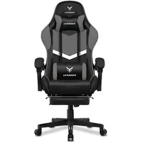 LUCKRACER Gaming-Stuhl Gaming Chair Bürostuhl Ergonomisch mit Lendenkissen Kopfkissen, Höhenverstellbarer Gamer Stuhl 150kg Belastbar