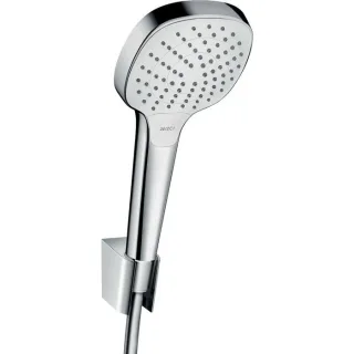hansgrohe Croma Select E 110 Brausehalterset 28091400 Vario EcoSmart, mit Brauseschlauch, 1250 mm weiß,chrom