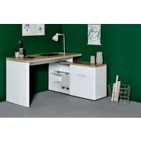 Jahnke Eckschreibtisch CU-LIBRE 150 E (1-St), wechselseitig montierbar