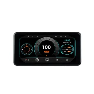 6.25" GPS Motorcycle Navigation Wireless CarPlay Moto Android Auto Portable Digital Dashboard Display Screen TPMS Monito