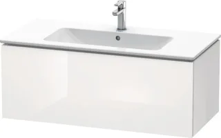 Duravit L-Cube Waschtischunterbau wandhängend Weiß Hochglanz 1020x481x400 mm - LC614202222 LC614202222