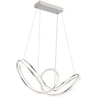 GLOBO LIGHTING LED Pendelleuchte, LED-Leuchtmittel fest verbaut, Kaltweiß, Warmweiß, Neutralweiß, LED Pendelleuchte Timer Memoryfunktion dimmbar Fernbedienung H 120cm