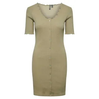 Pieces - "Nukisa" Bodycon Kleid für Damen, V-Ausschnitt (Tee)