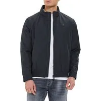 RedBridge Sommerjacke mit Stehkragen und versteckter Kapuze Übergangsjacke Casual Stehkragen mit integrierter Kapuze, seitliche Eingrifftaschen