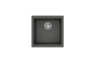 Hansgrohe Unterbauspüle S530-U400 manuelle Ablaufgarnitur steingrau, 43457290 43457290
