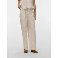 Vero Moda Schlupfhose VMDICTHE NW WIDE TIE PANT WVN GA Baumwolle, oversize