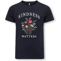 KIDS ONLY T-Shirt KOGEMMA REG S/S FLOWER TOP BOX JRS