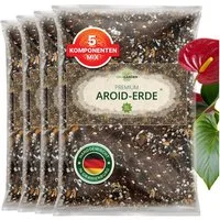 OraGarden Spezialerde OraGarden Aroiden-Erde 3 Liter, mit Wurmhumus, (Packung), Enthält wertvollen Wurmhumus