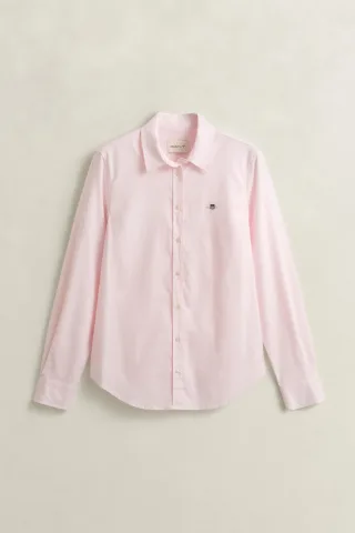GANT - Stretch Oxford-Bluse light pink - Gr. - 44