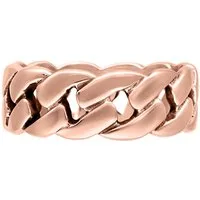 Wildcat Fingerring Chunky Ring - Roségold, 21,0 mm, Chirurgenstahl 316L - wasserfest, langlebig, hautverträglich